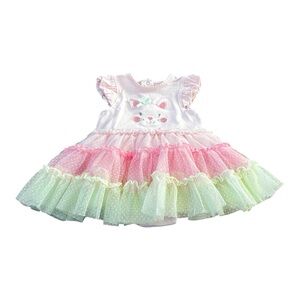 Little Me Baby Girls Tutu Popover Body Suit Kitty Cat Dress Pink Size 6 Months